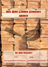 Red Bird Lumber Company March Concert Band sheet music cover